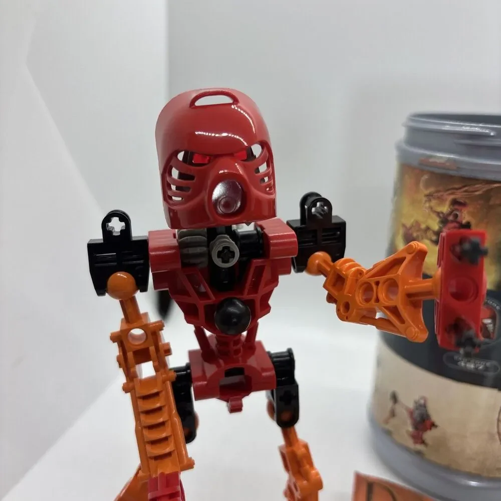 LEGO Bionicle 8534 Tahu 100% Complete with Canister and Instructions Rare!